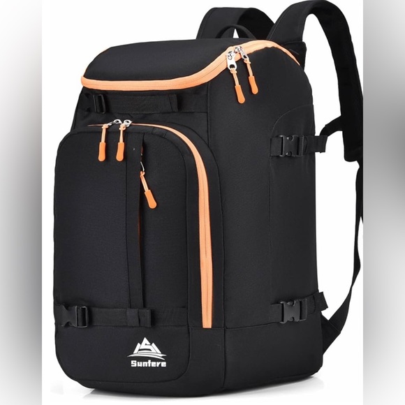 NWT Ski Boot Bag Black Cooler Backpack 50L Waterproof, AVAILABLE IN MULTI COLORS - Picture 2 of 13